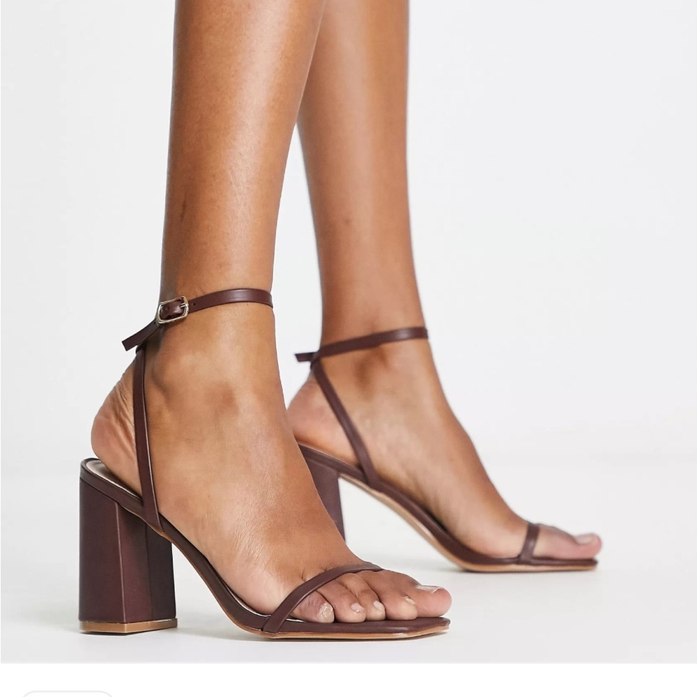 Molika Brown Strappy Heel
